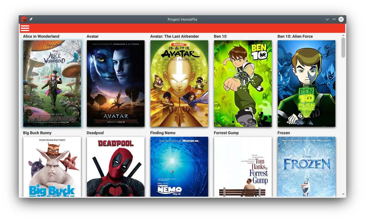 Project-HomeFlix mainwindow